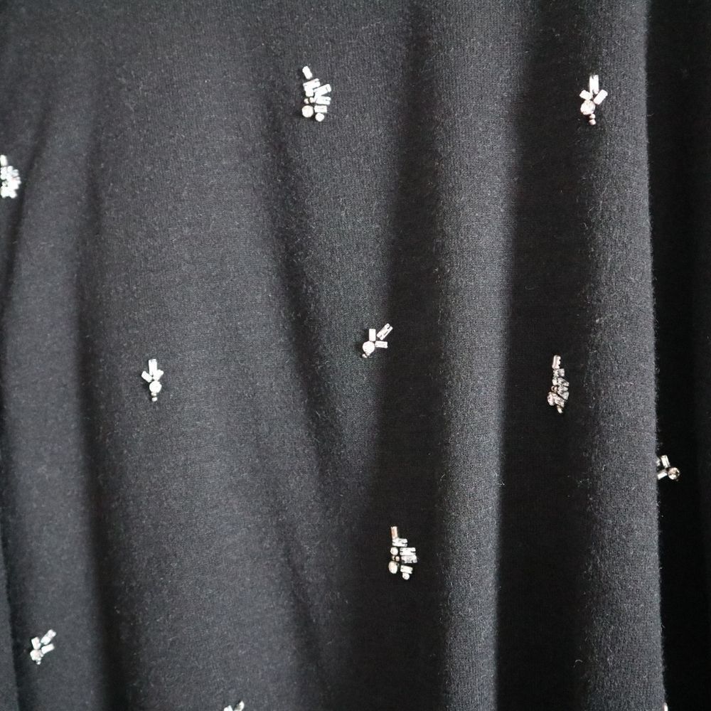 Nowt Halogen Rhinestone Jewel Studded Pullover Sweater - Picture 7 of 7